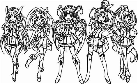 29 Glitter Force Doki Doki Coloring Pages Printable