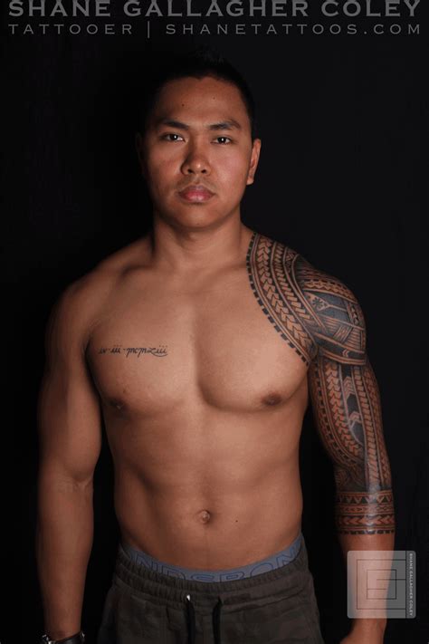 Shane Tattoos Polynesian Sleeve Tattoo Tatau Sleeve Tattoos Tatau