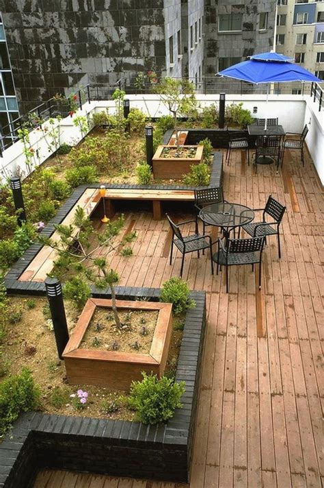 Roof Terrace Garden Design Image To U