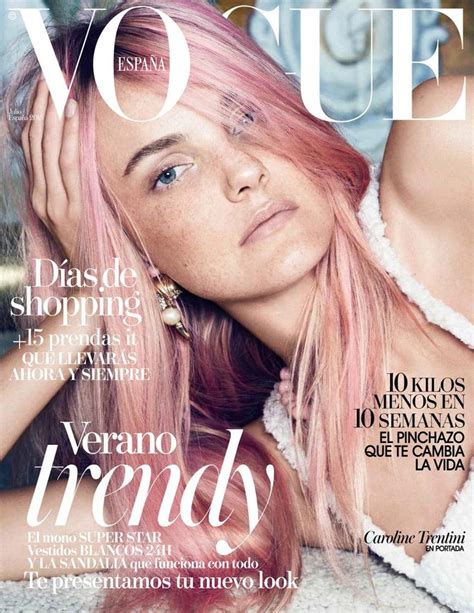 Vogue España Julio 2015 Digital In 2022 Caroline Trentini Vogue