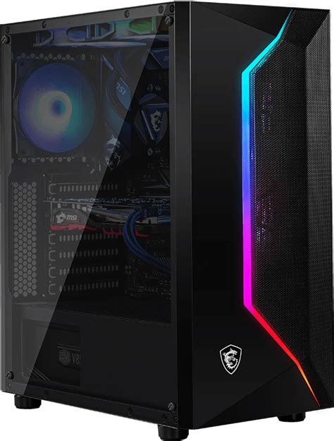 Msi Mag Forge 100r Mid Tower Gaming Pc Case Xtronicsapp Msi Mag