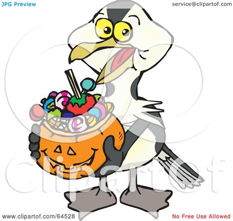 Royalty Free Rf Clipart Illustration Of A Trick Or Treating Shag