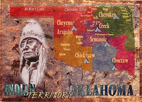 30 Indian Tribes In Oklahoma Map Maps Database Source
