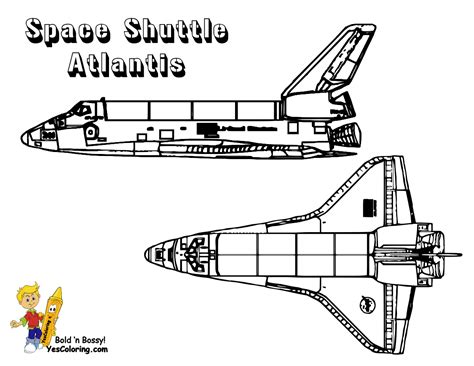 Spectacular Space Shuttle Coloring | Space Shuttle | Free | NASA
