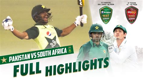 Full Highlights Pakistan Vs South Africa 3rd T20i 2021 Pak Sports