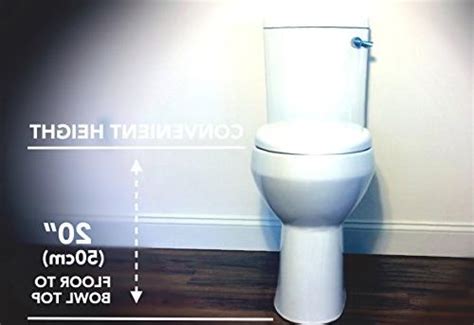So, anyone can easily pick this product. 20 inch Height Toilet Bowl Taller Than All