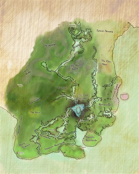 A Map Of Black Marsh Rbeyondskyrim