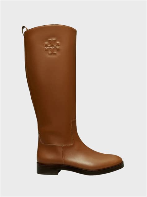 Leather Riding Boot Tory Burch Donna 1981