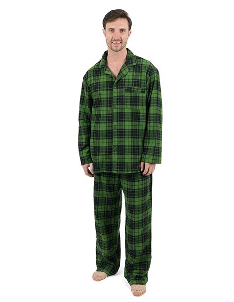 Leveret Leveret Mens Pajamas Flannel Pjs 2 Piece Christmas Pajama Set