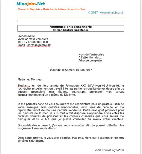 Lettre de motivation vente candidature spontanée  laboitecv.fr