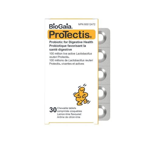 Biogaia Protectis Probiotic Chewable Tablets 30 Count Medaki