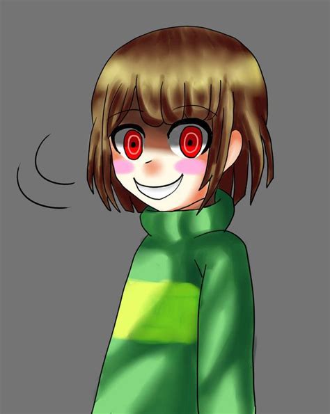 Chara Creepy Face3 By Cleanne Chan Chara Creepy Faces Undertale