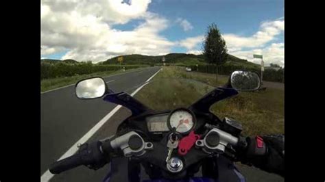Officials also claim the r1 is capable of returning up to 24mpg. Eifel-Racing Yamaha Yzf R125 Top Speed 134 km/h - YouTube
