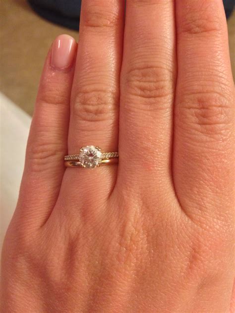 Best Wedding Band For Solitaire Engagement Ring Jenniemarieweddings