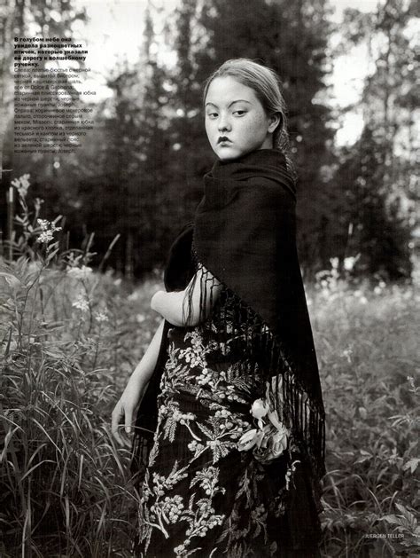 Devon Aoki For Vogue Russia October 1998 The Wood Tale By Juergen