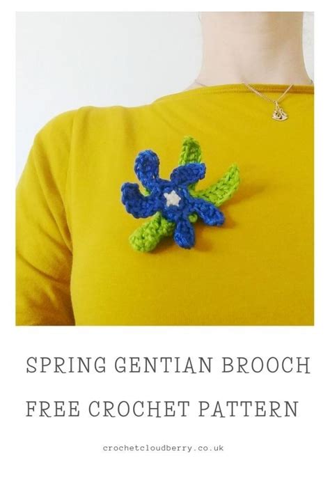 Spring Crochet Flower Free Crochet Pattern