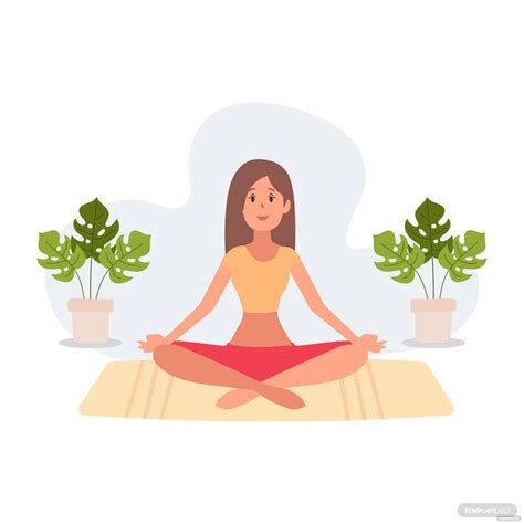 Cartoon Yoga Clipart In Illustrator Svg  Eps Png Download