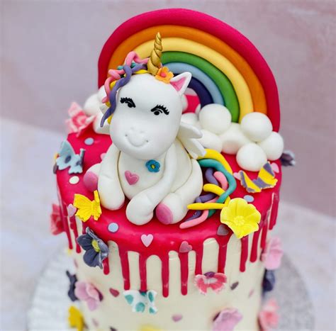A Brief History Of The Rainbow Unicorn Birthday Cake 7marvels Cakes