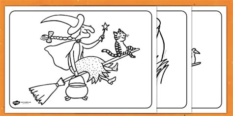 Colouring Sheets To Support Teaching On Room On The Broom Room