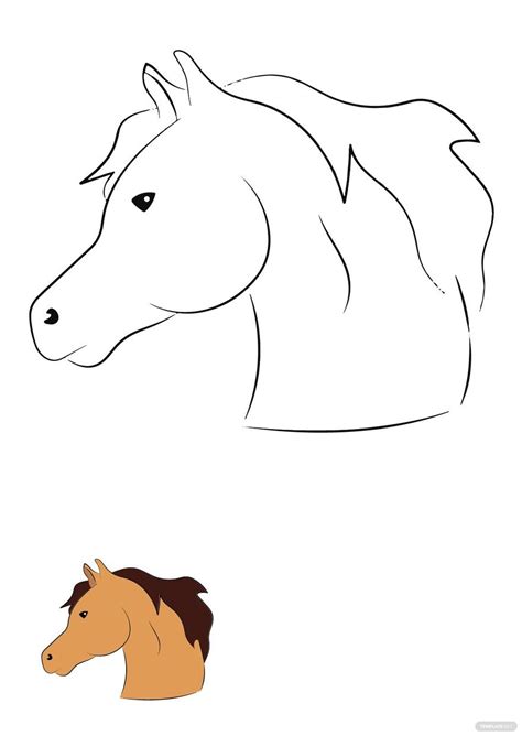 Horse Head Coloring