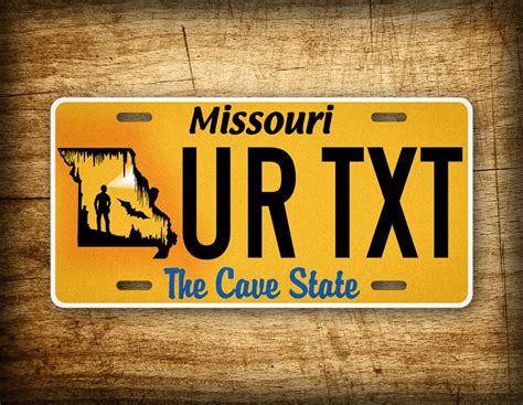 Custom Missouri The Cave State 6x12 Novelty License Plate Etsy