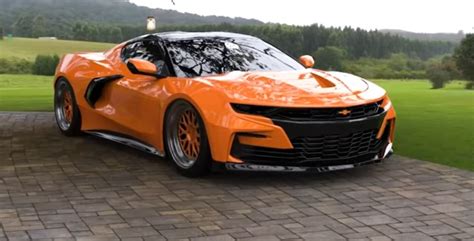 Mid Engine Camaro Rendering Channels C8 Roots