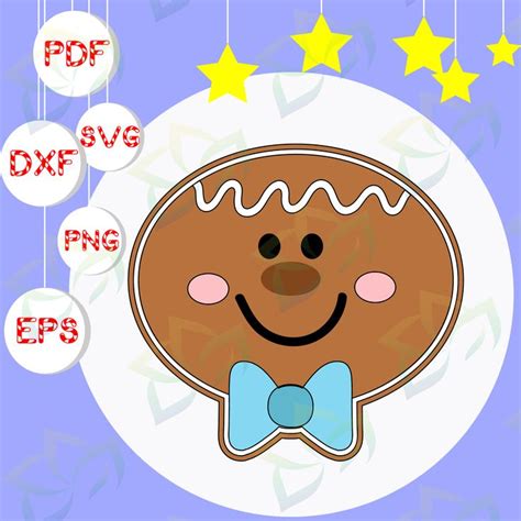 Gingerbread SVG Files For Silhouette, Files For Cricut, SVG, DXF, EPS