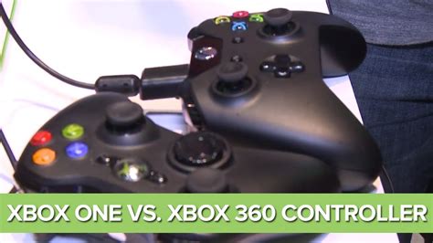 Xbox One Controller Vs Xbox 360 Controller Comparison Demo At E3 2013