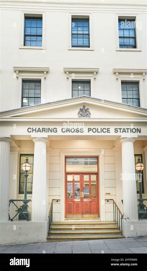 Entrance To The Charing Cross Metropolitan Police Station Westminster