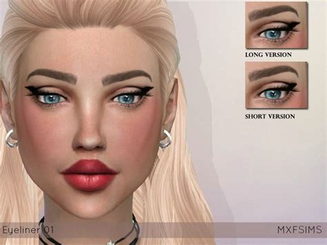 The Sims Resource Eyeliner 01 By Mxfsims Sims 4 Downloads Eyeliner