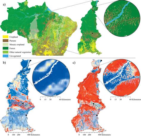 Example Of Modelling Results On A Regional And Local Scale A Shows Download Scientific