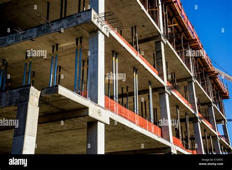 Concrete High Rise Building Construction Stock Photo Royalty Free