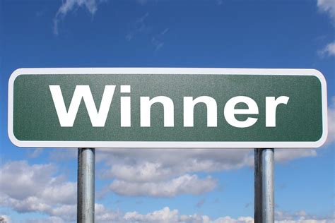 Winner Free Of Charge Creative Commons Highway Sign Image