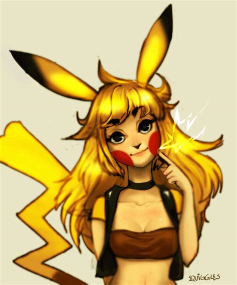 Pikachu Girl By So Squiggly On Deviantart