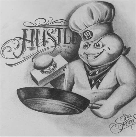Hood Gangster Cartoon Tattoo Designs Viraltattoo