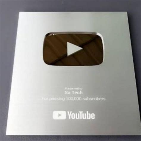 Jual Ter Rekomended Silver Play Button Gold Playbutton Youtube Youtuber