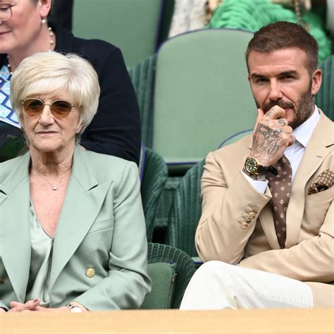 David Beckham Takes His Mum As Plus One To Wimbledon
