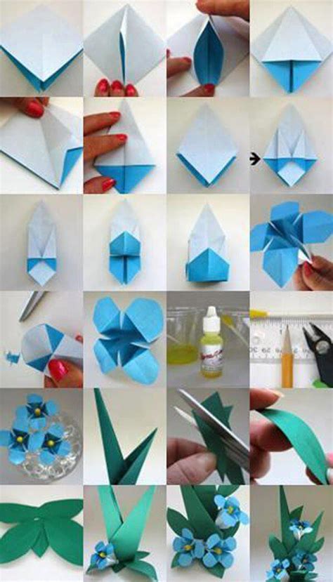 Origami Flower Step By Step Turorial 4 • K4 Craft