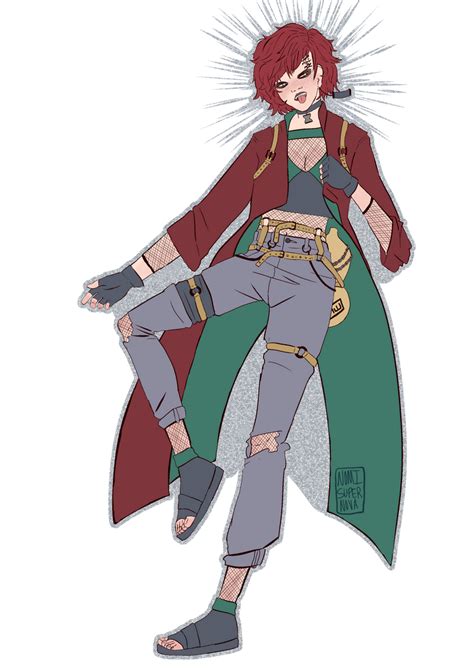 Altadult Gaara Outfit Redesign Draw By Nomisupernova On Deviantart