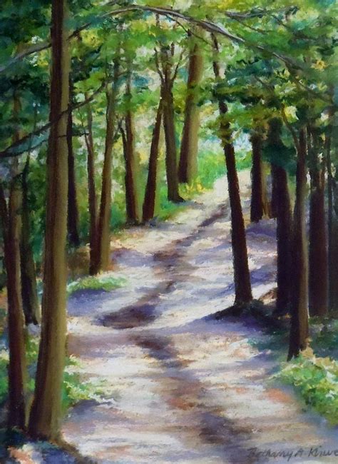 Peaceful Pathways Painting By Bethany Kirwen
