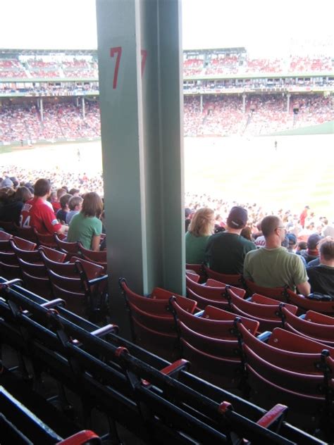 Fenway Park Obstructed View Seating Chart Bios Pics