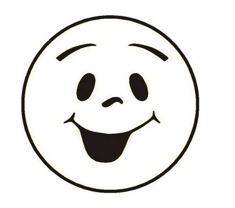 Smiley Face Clip Art Black White Cliparts