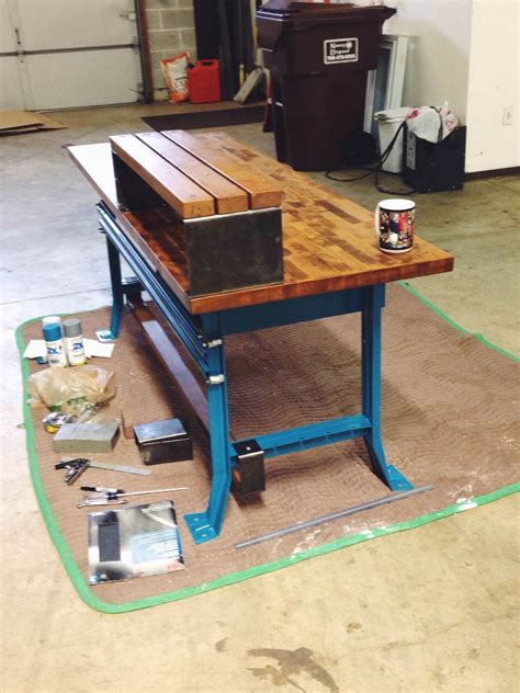 Restoring Vintage Metal Workbench As Desk Diy