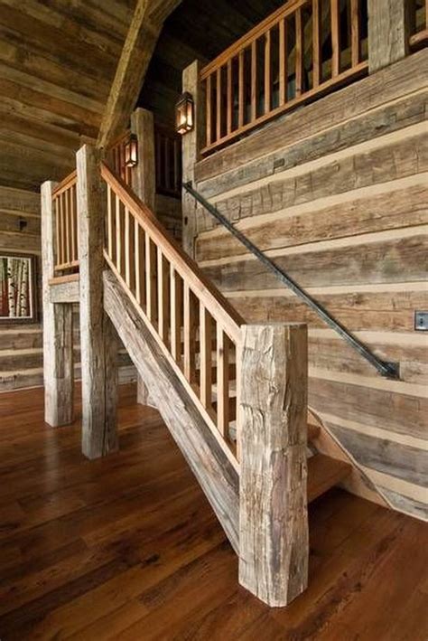 Wonderful Rustic Staircase Ideas44 Rustic Stairs Rustic Staircase
