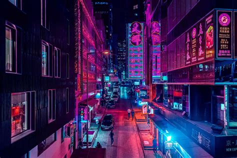 Tons of awesome aesthetic city wallpapers to download for free. Wallpaper2 | Cyberpunk city, Neon aesthetic, City wallpaper