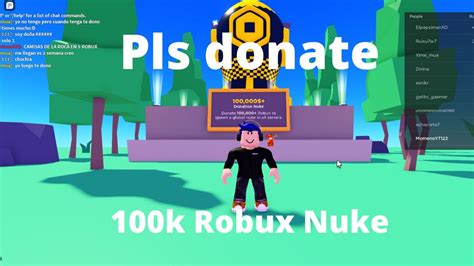 pls donate 100k robux nuke youtube