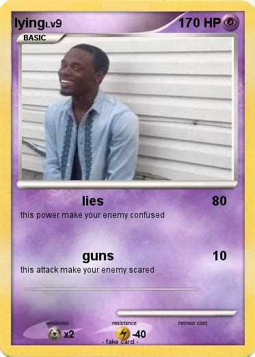 Pokémon Lying Lies My Pokemon Card