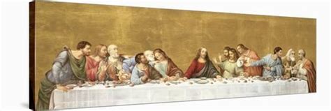 The Last Supper After Leonardo Da Vinci Stretched Canvas Print