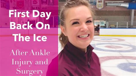 Pro Figure Skaters First Day Ice Skating After Injury Youtube