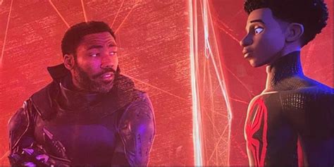 Spider Verse 2 Reveals Bts Look At Donald Glovers Cameo